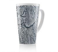 Benjamin Tate Design Design With Natural Analogues Texture Designer Latte Mug, Stunning Designer Mug Fit For Any Home, Treat Yourself Or A Loved One
