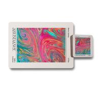 Benjamin Tate Design Designer Artwork 12 Piece Placemat And Coaster Set 11 By 8 Inches