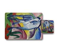 Benjamin Tate Design Designer Artwork Placemat Coaster Set With Wood Backing High End Print Technology Limited Edition