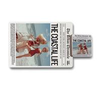 Benjamin Tate Design Designer Placemat Coaster Set Limited Wood Bottom