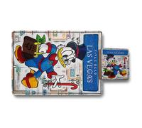Benjamin Tate Design Disney Mickey Mouse Las Vegas Art Placemat Coaster Set With Wood Bottom 12 Piece