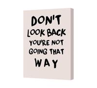 Benjamin Tate Design Dont Look Back Youre Not Going That Way Canvas Wall Art
