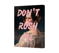 Benjamin Tate Design Don't Rush Me Canvas Art Print Modern Pop Portrait