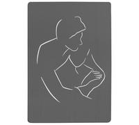 Benjamin Tate Design Drawing Of A Couple In One Line Designer Rug in Natural | Size: Large Benjamin Tate Design Natural Large