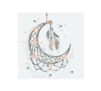 Benjamin Tate Design Dream Catcher With Crescent Moon Splash Back Designer Style