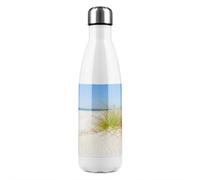 Benjamin Tate Design Dune Fence By Sea Grass With Sailboat On Horizon Designer Stainless Steel Bottle Designer Style