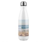 Benjamin Tate Design Dune pacific ocean Designer Stainless Steel Bottle in Natural Benjamin Tate Design Natural