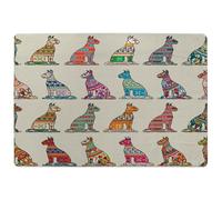 Benjamin Tate Design Egyptian Cats Rug in Natural | Size: Large Benjamin Tate Design Natural Large