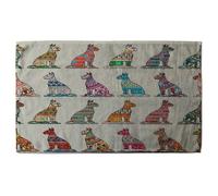 Benjamin Tate Design Egyptian Cats Stylish KitchenTowel in Yellow Benjamin Tate Design Yellow