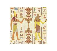 Benjamin Tate Design Egyptian Gods & Ancient Egyptian Hieroglyphs Splash Back in Natural Benjamin Tate Design Natural