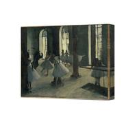 Benjamin Tate Design Elegant Ballet Dancers In Studio Canvas Wall Art Print 5523