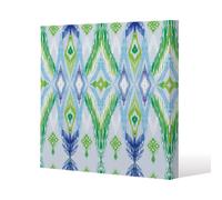 Benjamin Tate Design Ethnic style Modern scarf (Canvas Print) / 101 x 101 x 4cm in Natural | Size: 101 x 101 x 4 cm Benjamin Tate Design Natural 101 x 101 x 4 cm