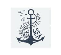 Benjamin Tate Design Everybody Needs Vitamin Sea Splash Back Designer Style