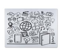 Benjamin Tate Design Experience Outside Door Glass Chopping Board