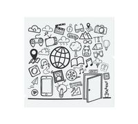 Benjamin Tate Design Experience Outside Door Splash Back in Natural Benjamin Tate Design Natural