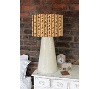 Benjamin Tate Design eye of horus pharaoh flowers pyramid bird ankh ceiling lamp shade in Natural Benjamin Tate Design Natural