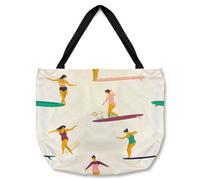Benjamin Tate Design Female Surfers Tote Bat Designer Style