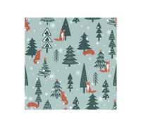 Benjamin Tate Design Fir-Trees Snow Dining Splash Back Designer Style