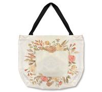 Benjamin Tate Design Flower Border Tote bat in Natural Benjamin Tate Design Natural
