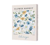 Benjamin Tate Design Flower Market Canvas Art Print Chicago Collection No 64 Handmade Uk