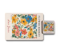 Benjamin Tate Design Flower Market Collection Placemat And Coaster Set San Juan By Ana Juan Limited Edition