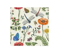 Benjamin Tate Design Flowers & Insects Splash Back in Natural Benjamin Tate Design Natural