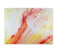 Benjamin Tate Design Fury Glass Chopping Board in Natural Benjamin Tate Design Natural