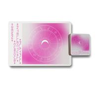 Benjamin Tate Design Gemini Placemat Coaster Set 12 Wood Backed Designer Artwork Luxury Collection Limited Edition