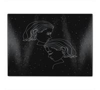 Benjamin Tate Design Gemini Zodiac Sign Dining Glass Chopping Board