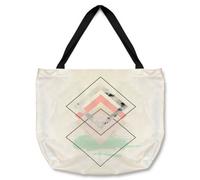 Benjamin Tate Design Geometric Overlays Tote Bat Designer Style