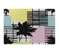 Benjamin Tate Design Geometric Shape & Leaf Print (Rug) - 60x110cm