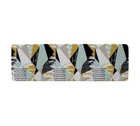 Benjamin Tate Design Geometric Shapes & Brush Strokes Runner Rug in Natural | Size: 67 cm x 230 cm Benjamin Tate Design Natural 67 cm x 230 cm