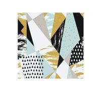 Benjamin Tate Design Geometric Shapes & Brush Strokes Splash Back in Natural Benjamin Tate Design Natural