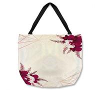 Benjamin Tate Design Geometrics & Flowers Tote bat in Natural Benjamin Tate Design Natural