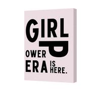 Benjamin Tate Design Girl Power Is Here Canvas Wall Art Print Stretched On Wooden Frame