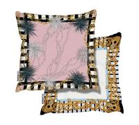 Benjamin Tate Design Gold Baroque & Chains Collection (Cushion) Benjamin Tate Design Multicolor