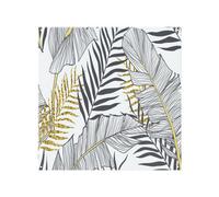 Benjamin Tate Design Gold & Black Leaves Splash Back Designer Style