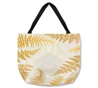 Benjamin Tate Design Gold Fern Tote bat in Natural Benjamin Tate Design Natural