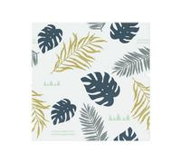 Benjamin Tate Design Gold Glitter & Navy Leaves Splash Back Designer Style