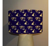 Benjamin Tate Design gold pyramid eye of horus ceiling lamp shade in Natural Benjamin Tate Design Natural