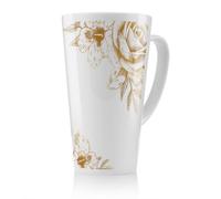 Benjamin Tate Design Gold Rose Latte Mug, Stunning Designer Mug Fit For Any Home, Treat Yourself Or A Loved One