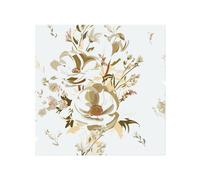 Benjamin Tate Design Golden Flower Print Splash Back in Natural Benjamin Tate Design Natural