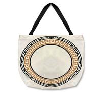 Benjamin Tate Design Greek Key Frame Tote Bat Designer Style