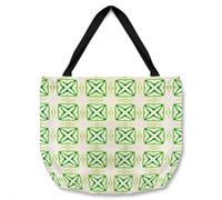 Benjamin Tate Design Green Extraordinary Boho Chic Summer Design Tote Bat Designer Style