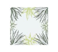 Benjamin Tate Design Green Leaf Border Splash Back in Natural Benjamin Tate Design Natural