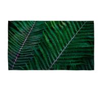Benjamin Tate Design green leaves, abstract flora texture (Kitchen Towel)