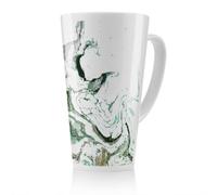 Benjamin Tate Design Green Marble Latte Mug, Stunning Designer Mug Fit For Any Home, Treat Yourself Or A Loved One