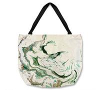 Benjamin Tate Design Green Marble Tote Bat Designer Style