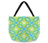 Benjamin Tate Design Green Optimal Boho Chic Tote Bat Designer Style