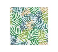 Benjamin Tate Design Green Tropical Palm Leaves Designer Splash Back in Natural Benjamin Tate Design Natural